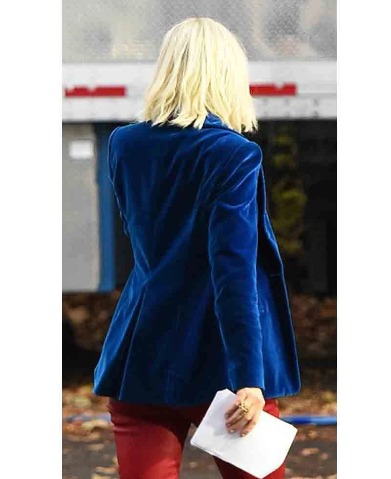 Cate Blanchett Ocean's 8 Blue Jacket - Image 2