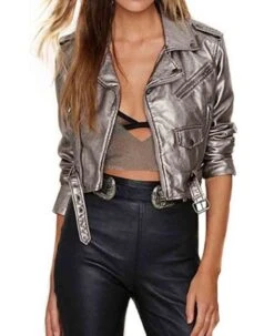 Pitch Perfect 3 Anna Kendrick Sliver Leather Jacket