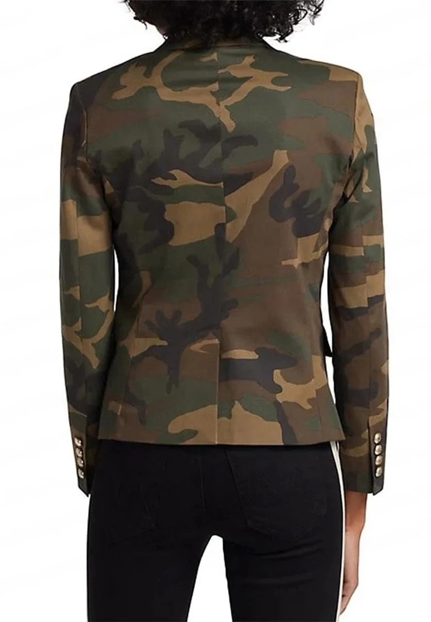 Love Victor Rachel Hilson Camo Blazer - Image 2