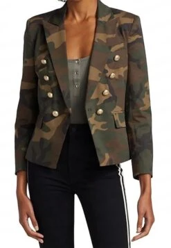 Love Victor Rachel Hilson Camo Blazer