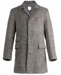 Ben Whishaw Spectre Grey Coat