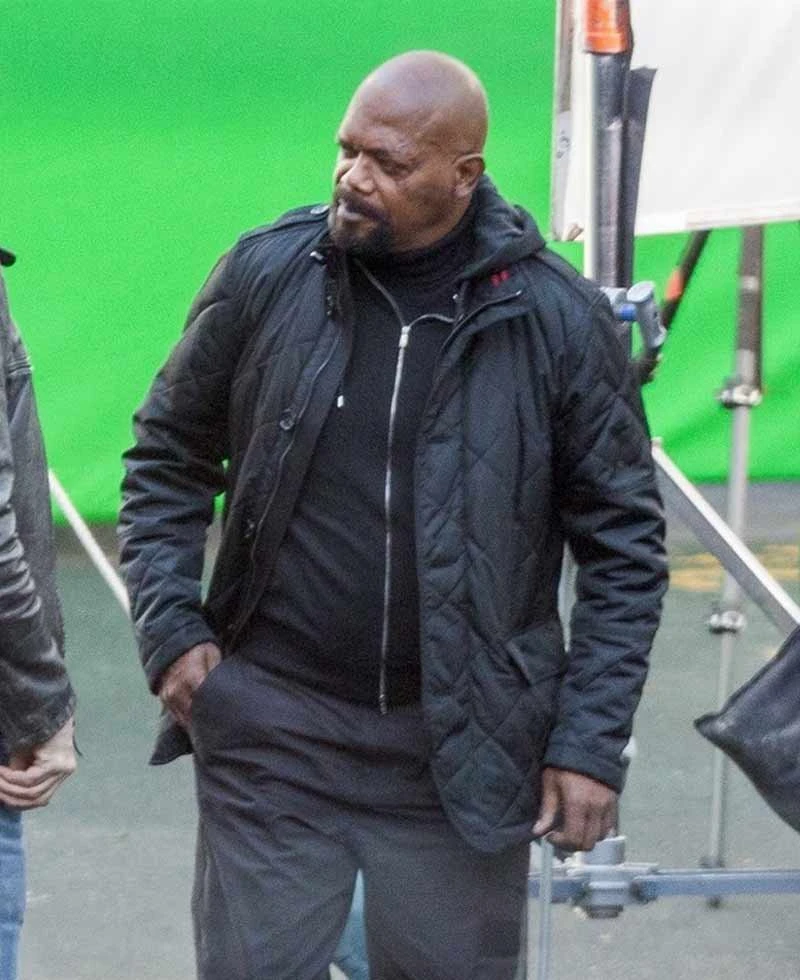 Spider-Man Far From Home Nick Fury Black Jacket - Image 3