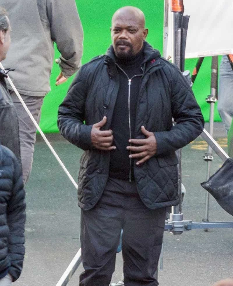 Spider-Man Far From Home Nick Fury Black Jacket