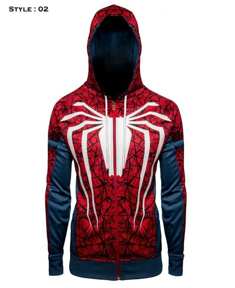 Spider Man Far From Home Zip Up Hoodie - Image 3