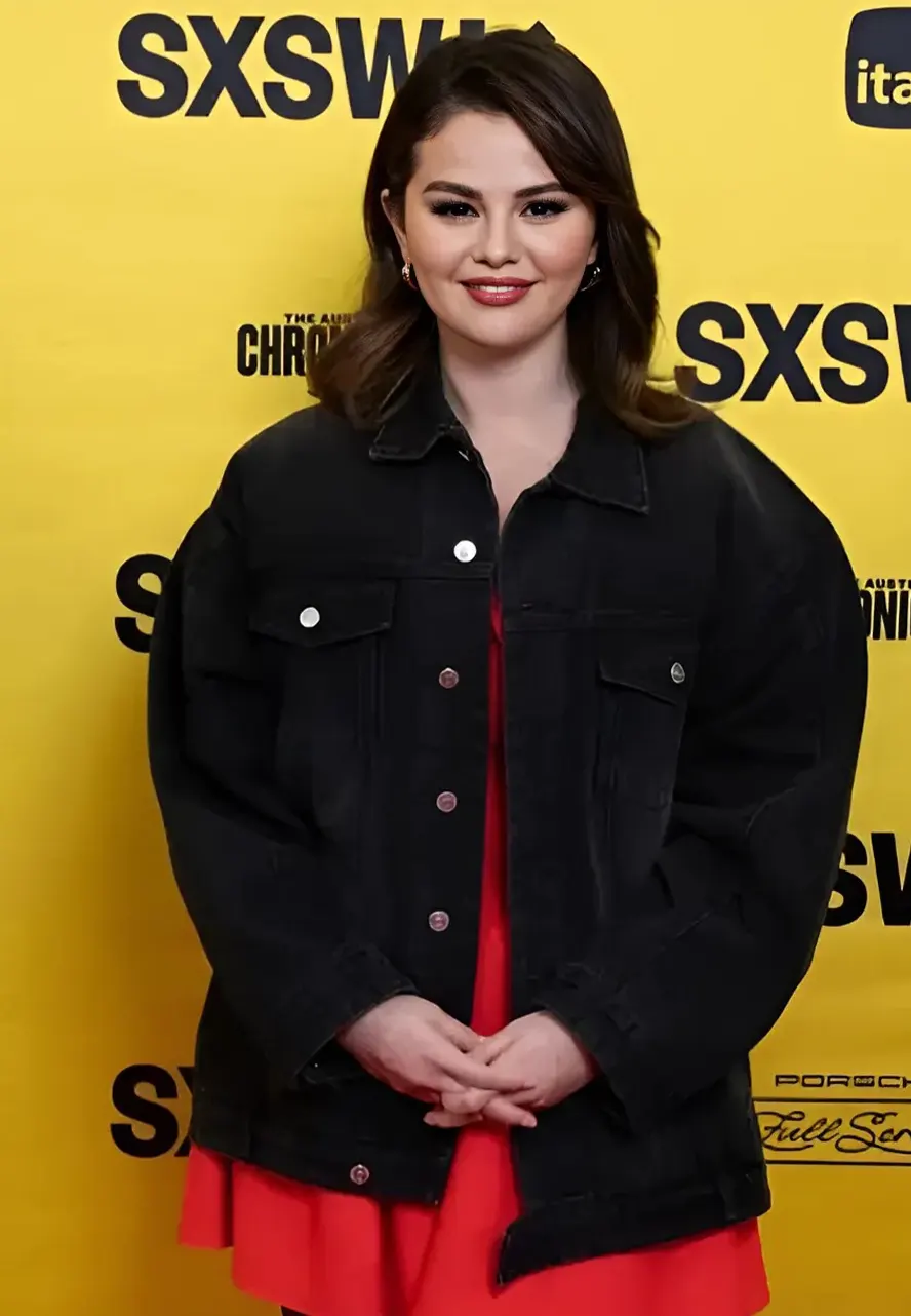 SXSW Festival 2024 Selena Gomez Denim Jacket