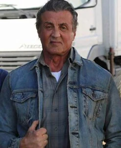 Sylvester Stallone Rambo V Blue Jacket