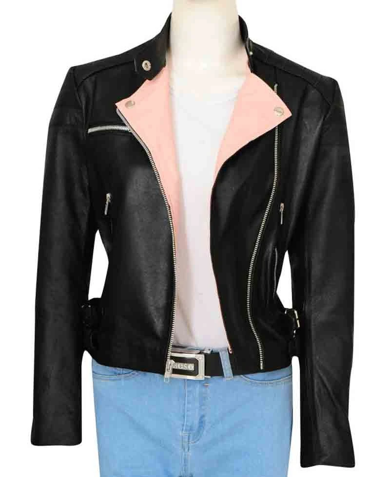 The 5th Wave Chloe Grace Moretz Black Leather Jacket - Image 2