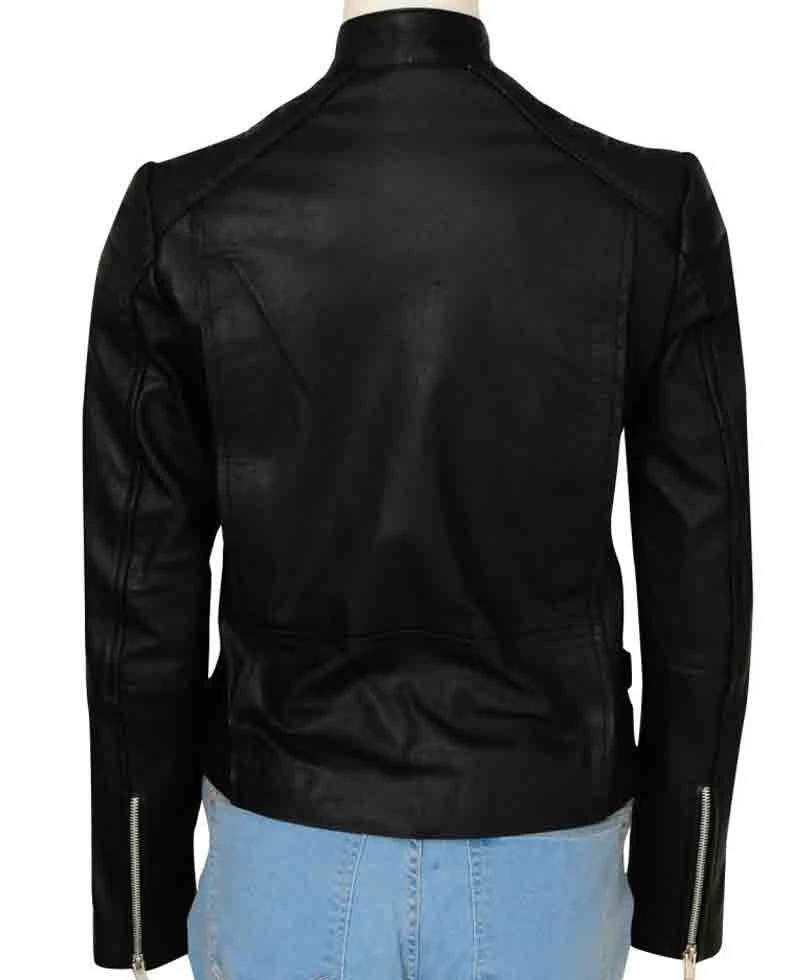 The 5th Wave Chloe Grace Moretz Black Leather Jacket - Image 5