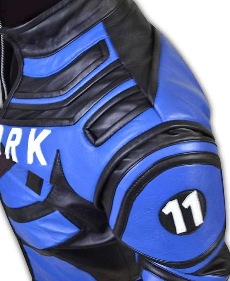 Iron Man 2 Tony Stark Biker Jacket - Image 5