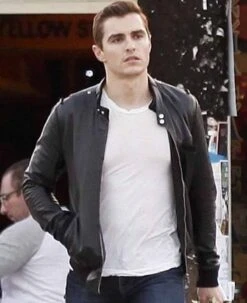 Unfinished Business Dave Franco Bomber Leather Jacket