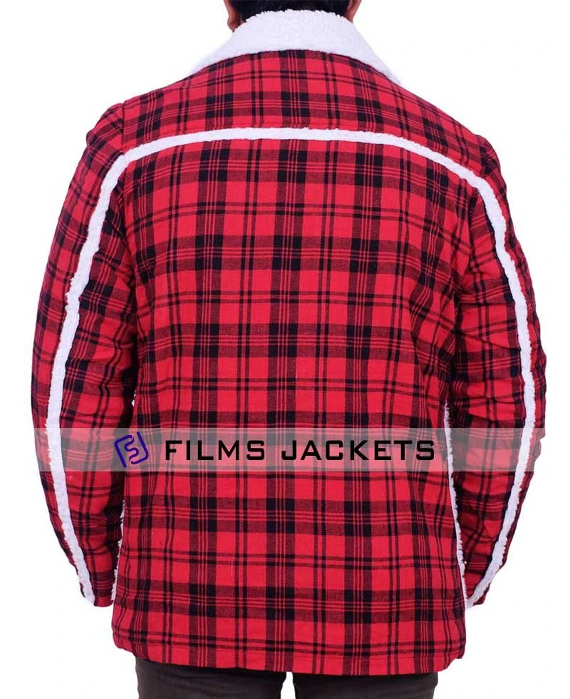 Deadpool Vanessa And Wade Wilson Shearling Jacket - Image 2