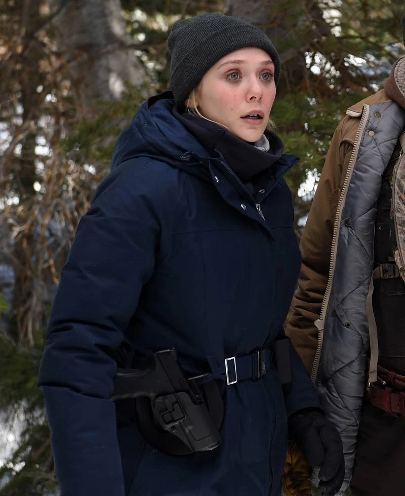 Elizabeth Olsen Wind River Parka