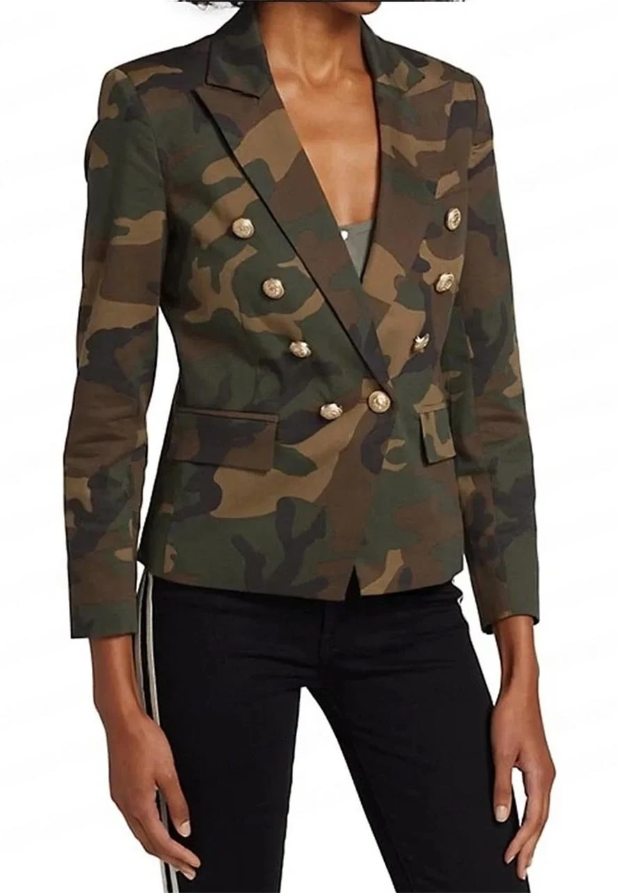 Love Victor Rachel Hilson Camo Blazer - Image 4