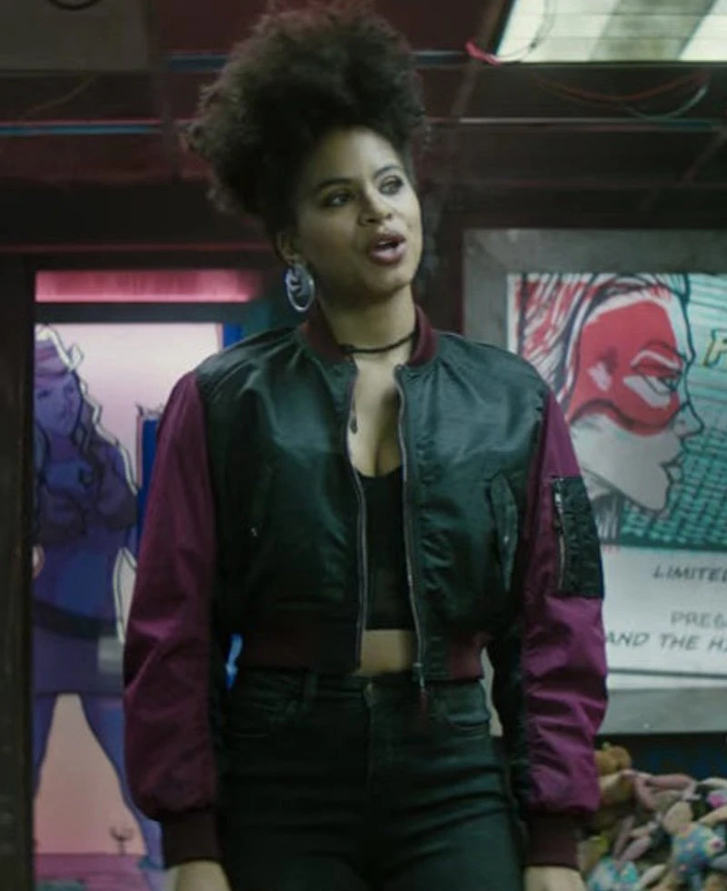 Deadpool 2 Domino Bomber Jacket - Image 4