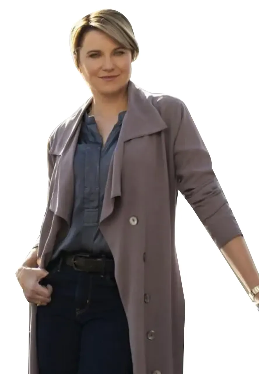 My Life Is Murder Alexa Crowe Trench Coat - Image 3