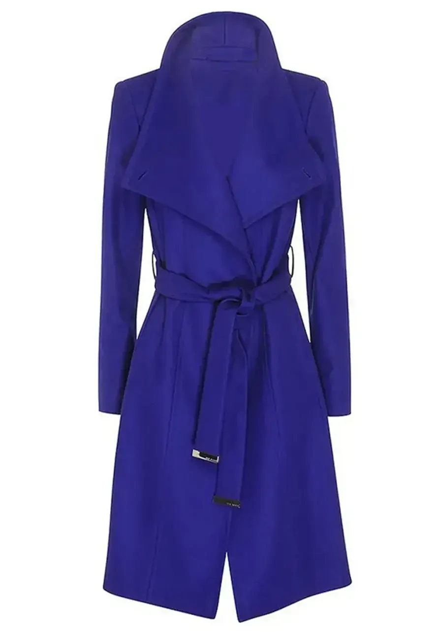 Arrow S04 Willa Holland Blue Coat