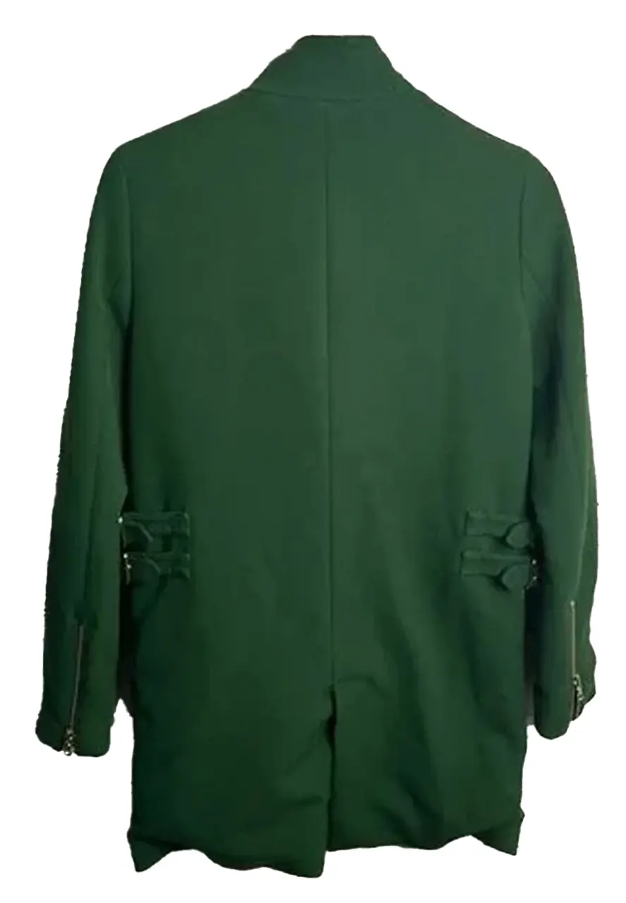 Bates Motel S03 Olivia Cooke Green Coat - Image 2