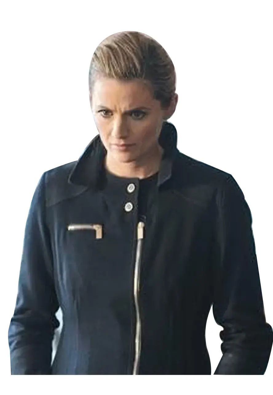 Castle S06 Stana Katic Trench Coat - Image 4