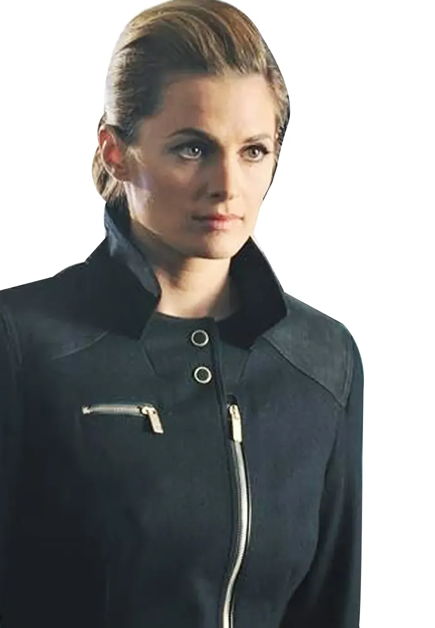 Castle S06 Stana Katic Trench Coat - Image 5