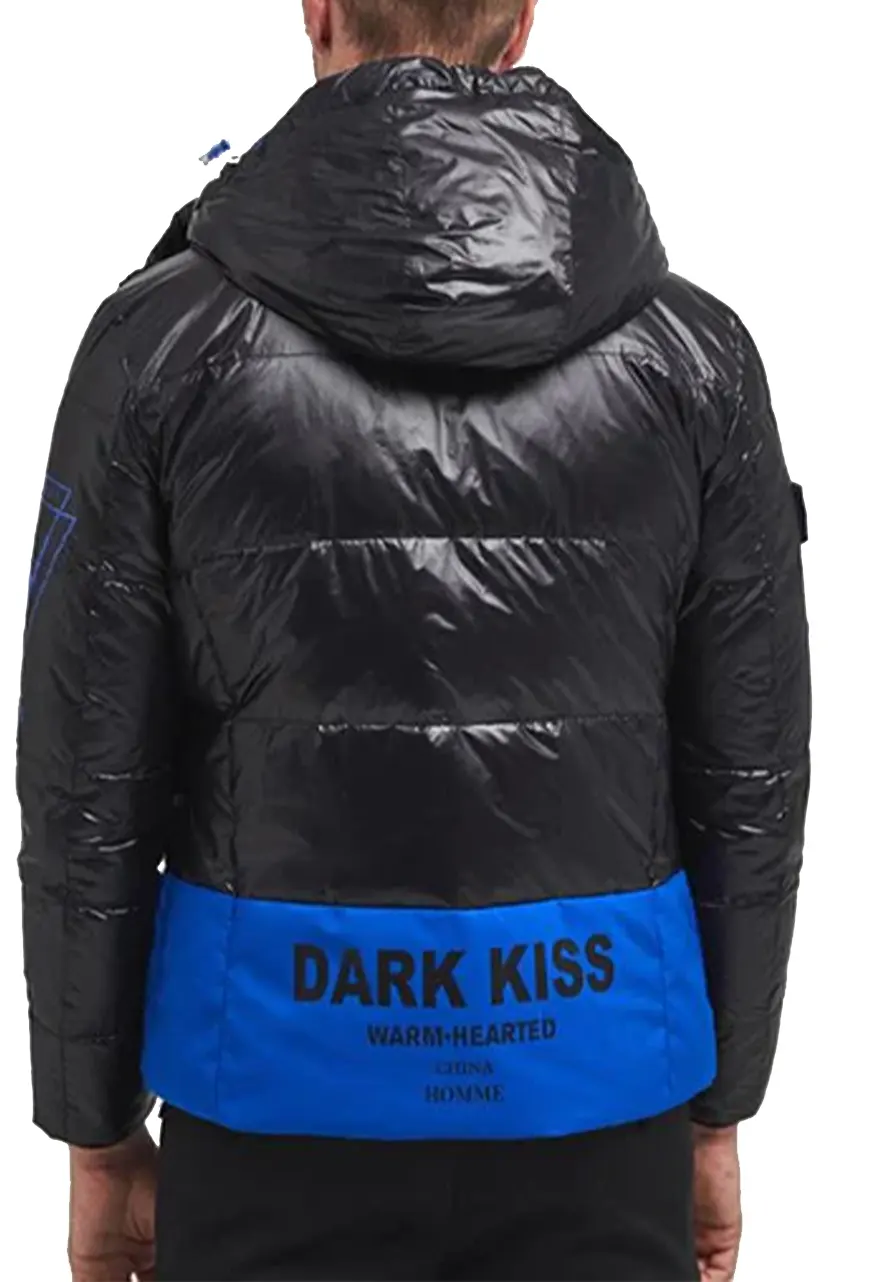 Cyberpunk Hooded Puffer Jacket - Image 2