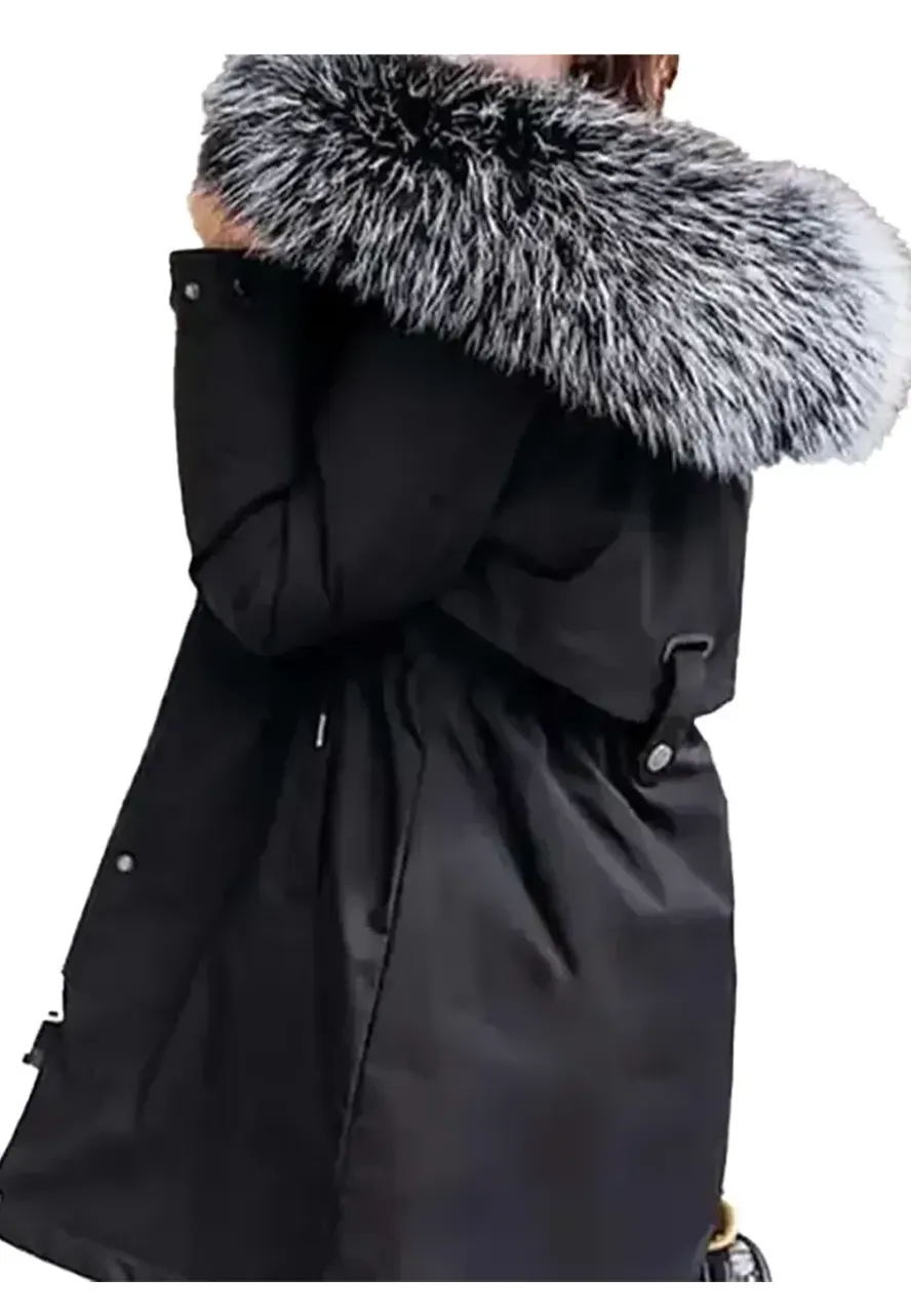 Evalyn Long Parka Winter Coat - Image 2