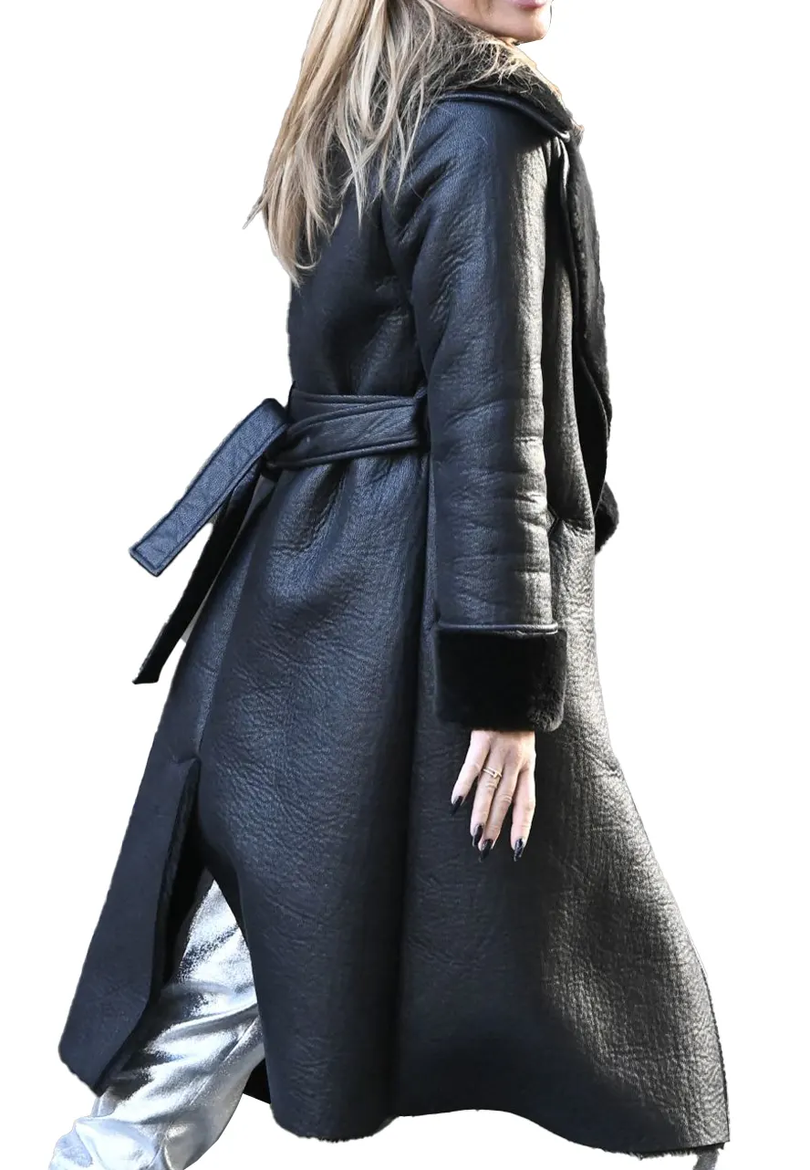 Amanda Holden Shearling Winter Coat - Image 2