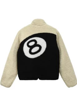 Stussy 8 Ball Sherpa Fleece Jacket