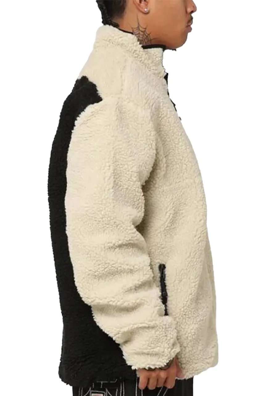 Stussy 8 Ball Sherpa Fleece Jacket - Image 4