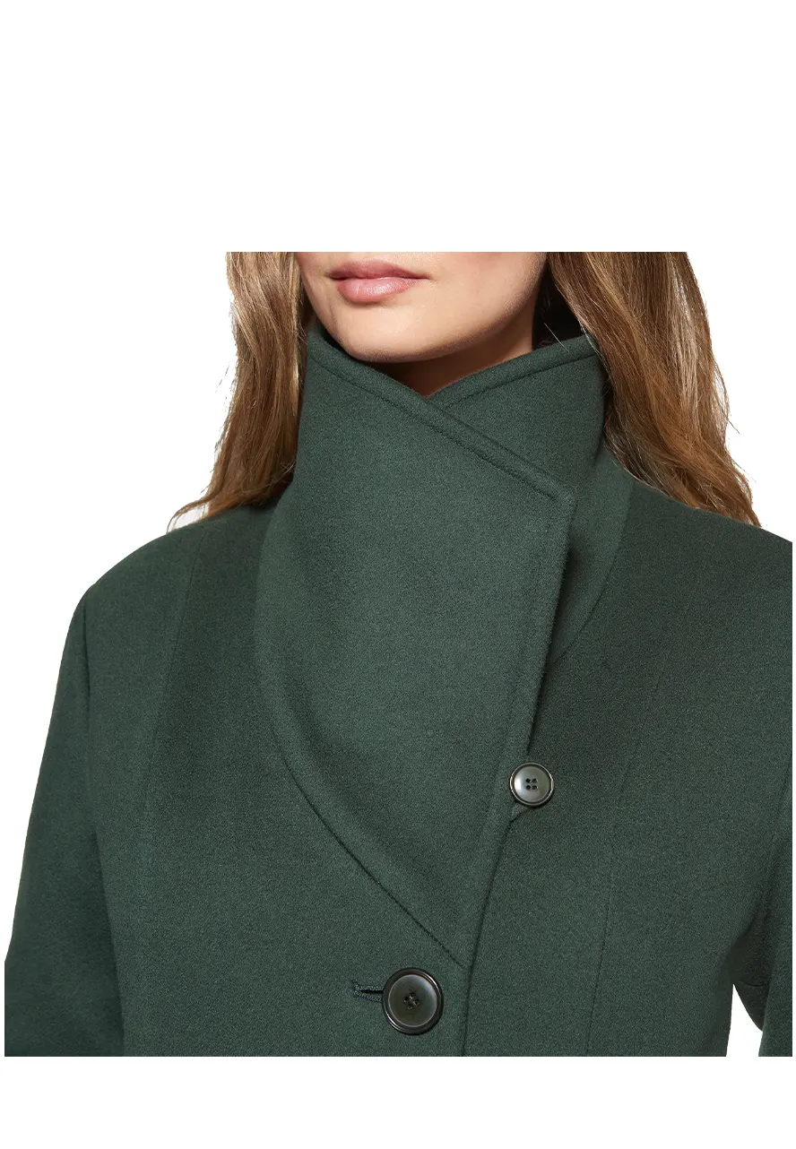 Super Fine Virgin Green Wool Coat - Image 6