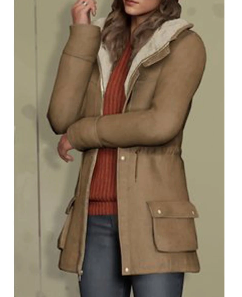 Tell Me Why Alyson Ronan Shearling Coat