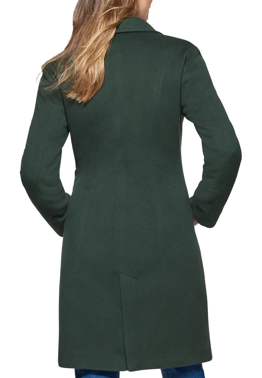 Super Fine Virgin Green Wool Coat - Image 2