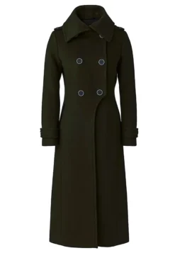 Womenâs Double Face Elodie Military Green Coat