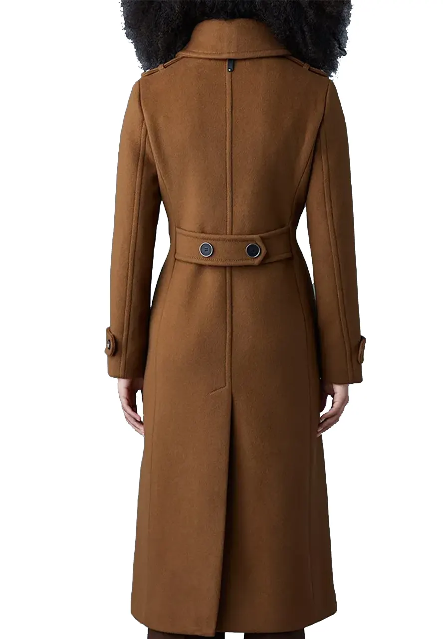 Women’s Double Face Elodie Military Coat - Image 6