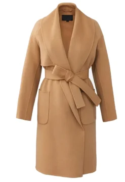 Womenâs Thalia Brown Wool Coat